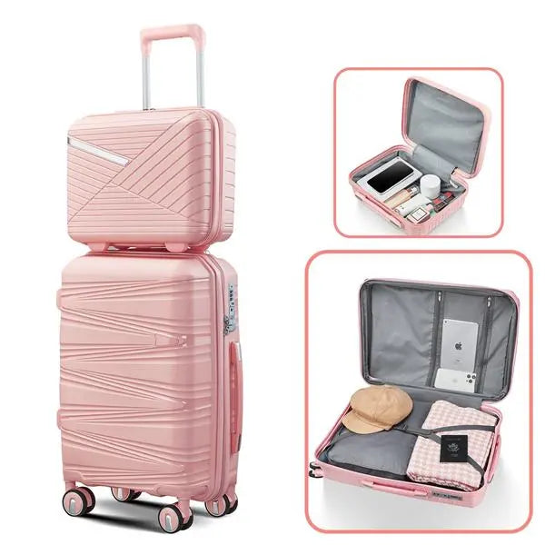 4-Piece Luggage Set, Durable and Lightweight Travel Suitcases with Spinner Wheels- FREE USA SHIPPING