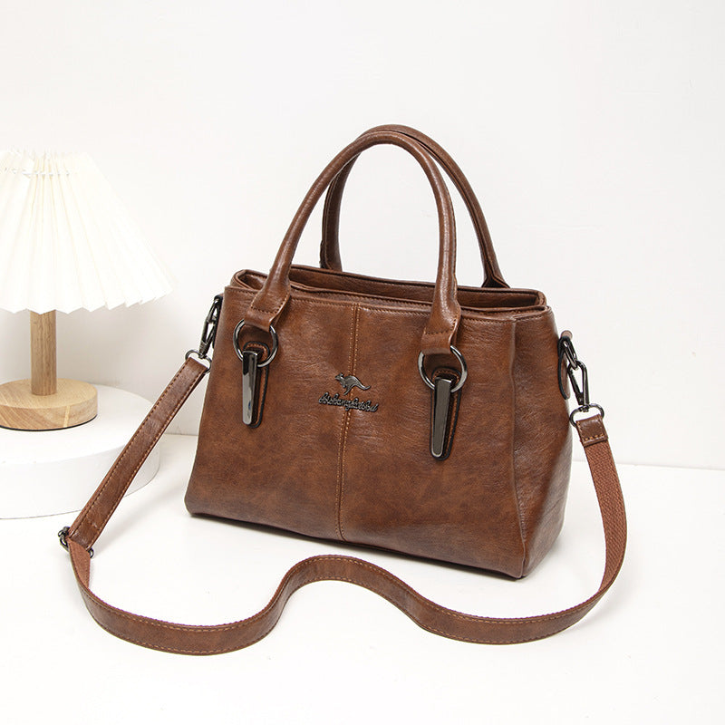Fashion Large Capacity Wholesale Women's Crossbody Soft Leather Bag