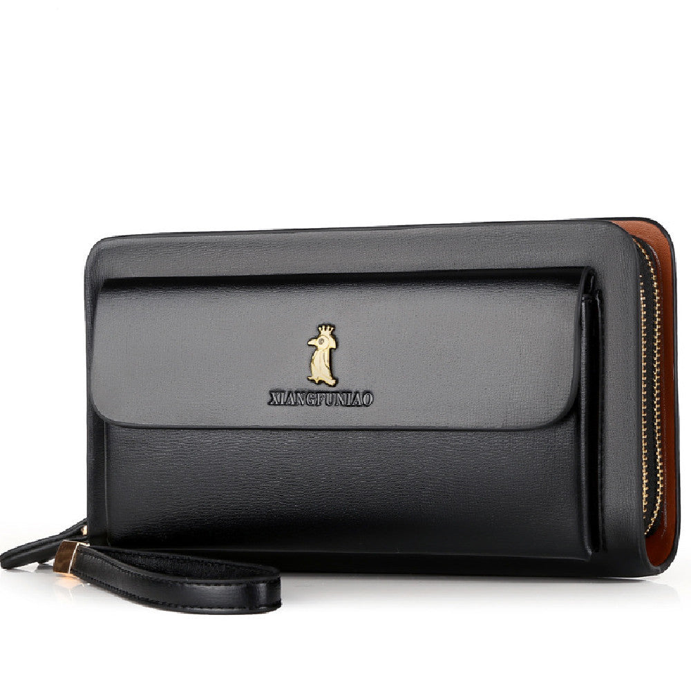 Men's Fashion Business Zipper Wallet