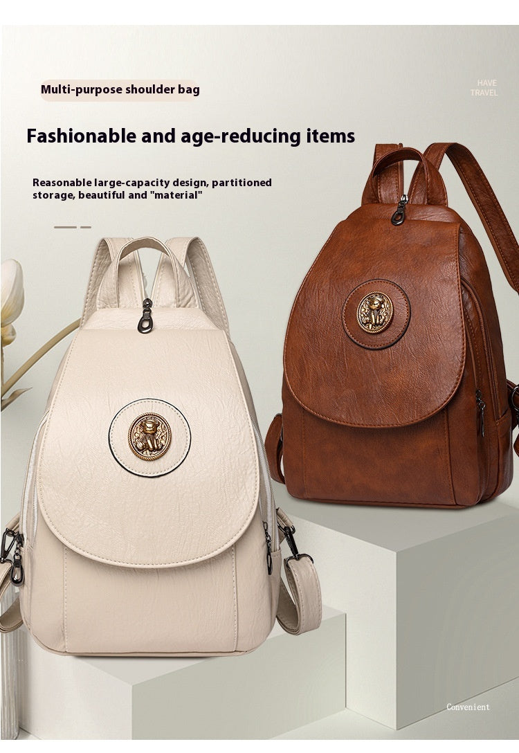 Simple Large Capacity Crossbody Chest Bag Leisure Travel Small Backpack