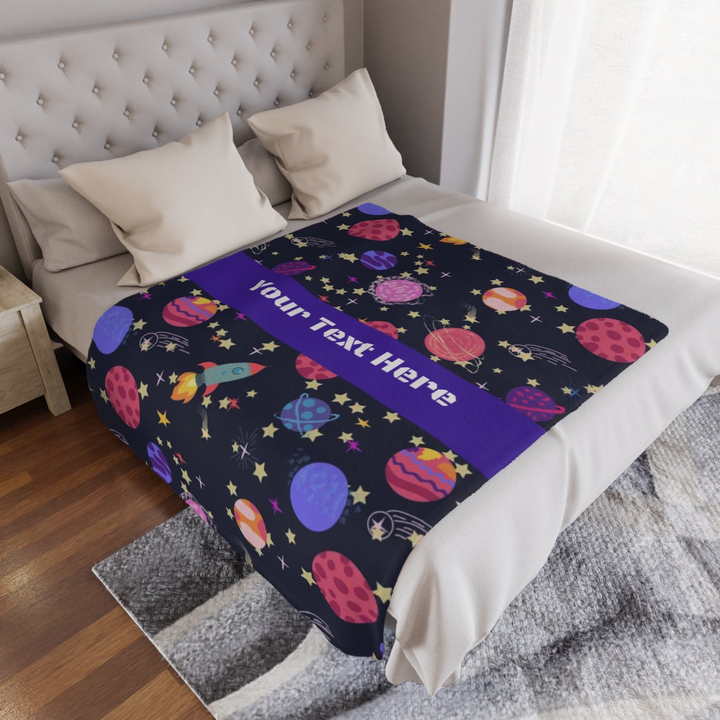 Microfiber Blanket - Personalize With Kids Themes