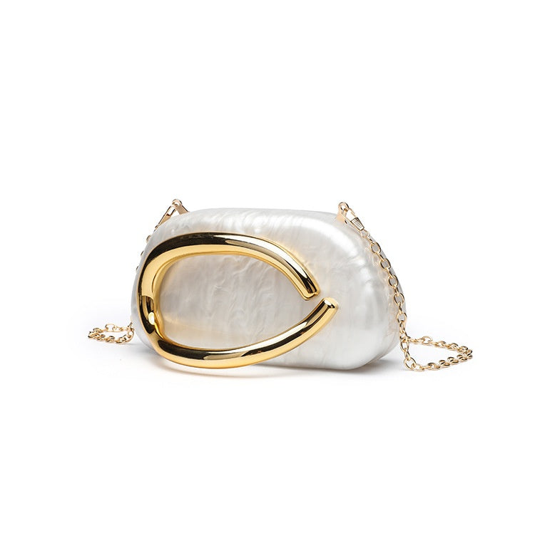 Acrylic Dinner Clutch Shoulder Crossbody Bag