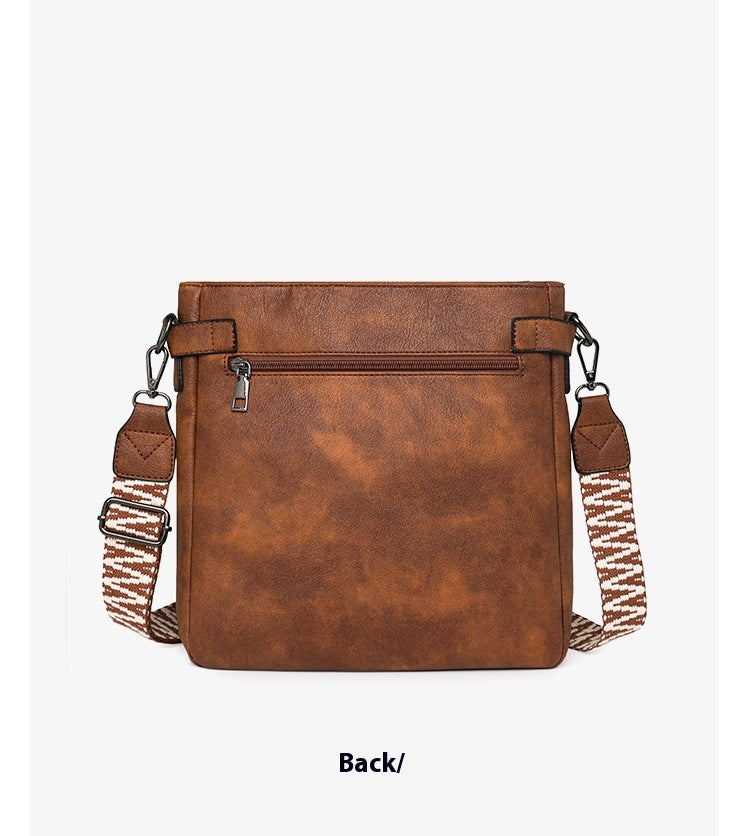Women's Shoulder Personality Large Capacity Multi-pocket Bucket Bag