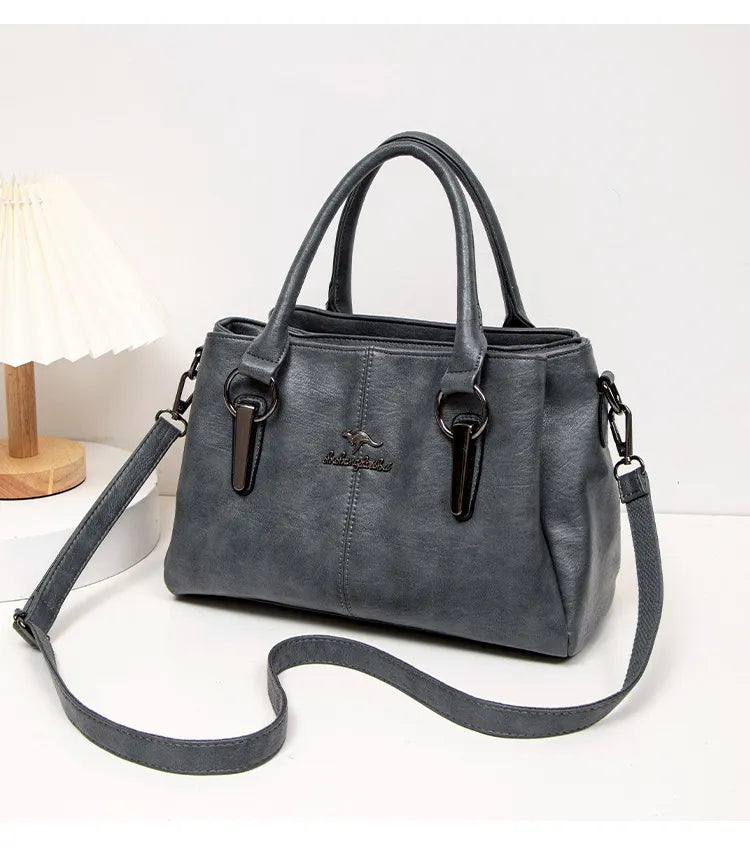 Fashion Large Capacity Wholesale Women's Crossbody Soft Leather Bag