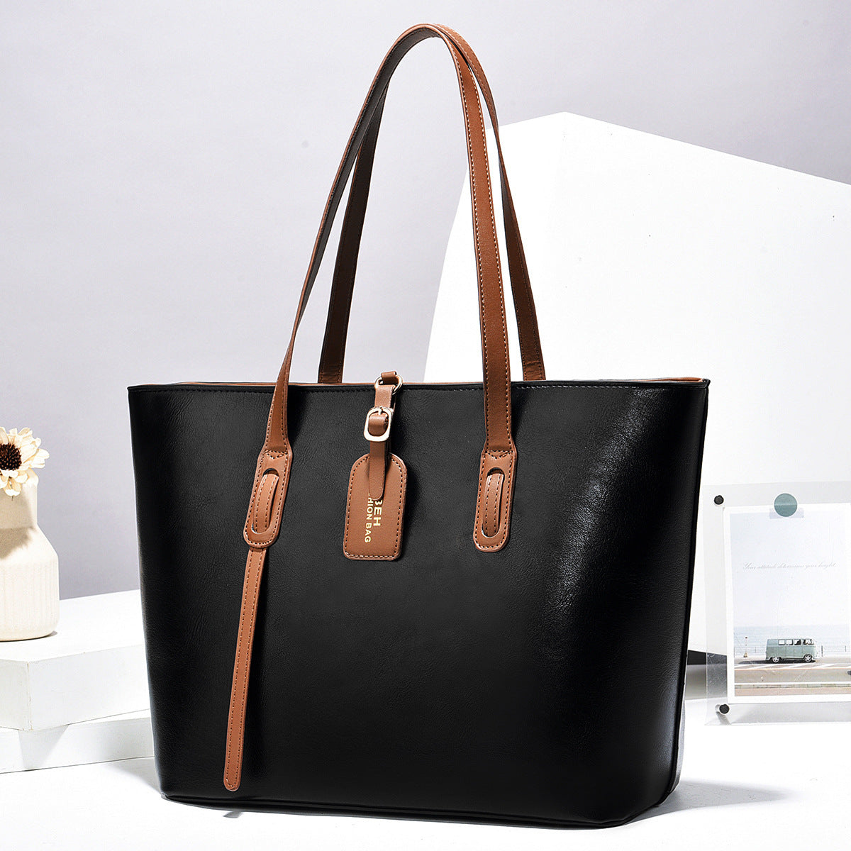 Leather Pattern Versatile High Quality Shoulder Messenger Handbag