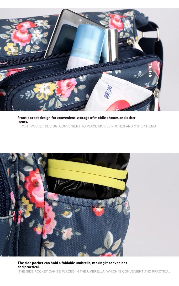 Printed Shoulder Bag Lightweight Outdoor Simplicity Travel