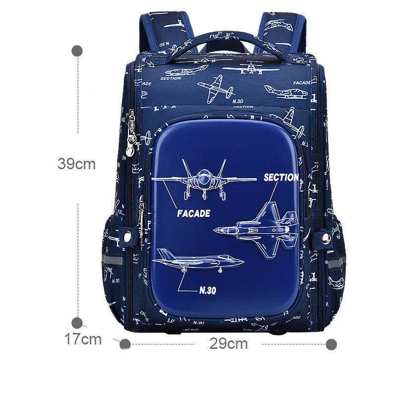 Men's And Women's Fashion Integrated Open Large Capacity Schoolbag