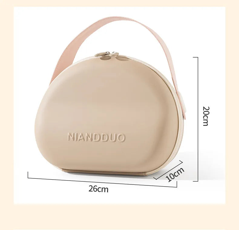 Dopamine-color Shell-shape Multi-purpose Cosmetic Handbags For Women