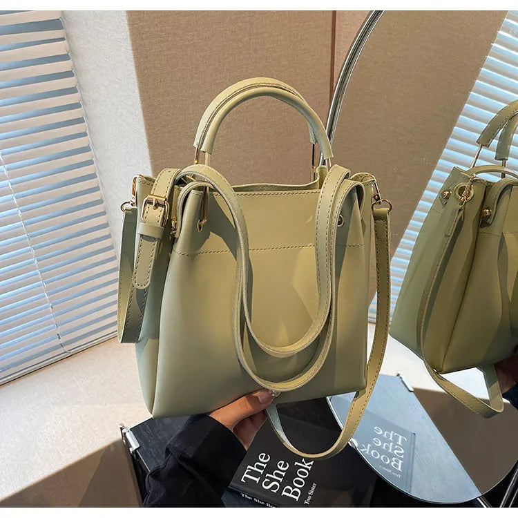 Bucket Bag Simple All-match Portable Shoulder Crossbody Bags