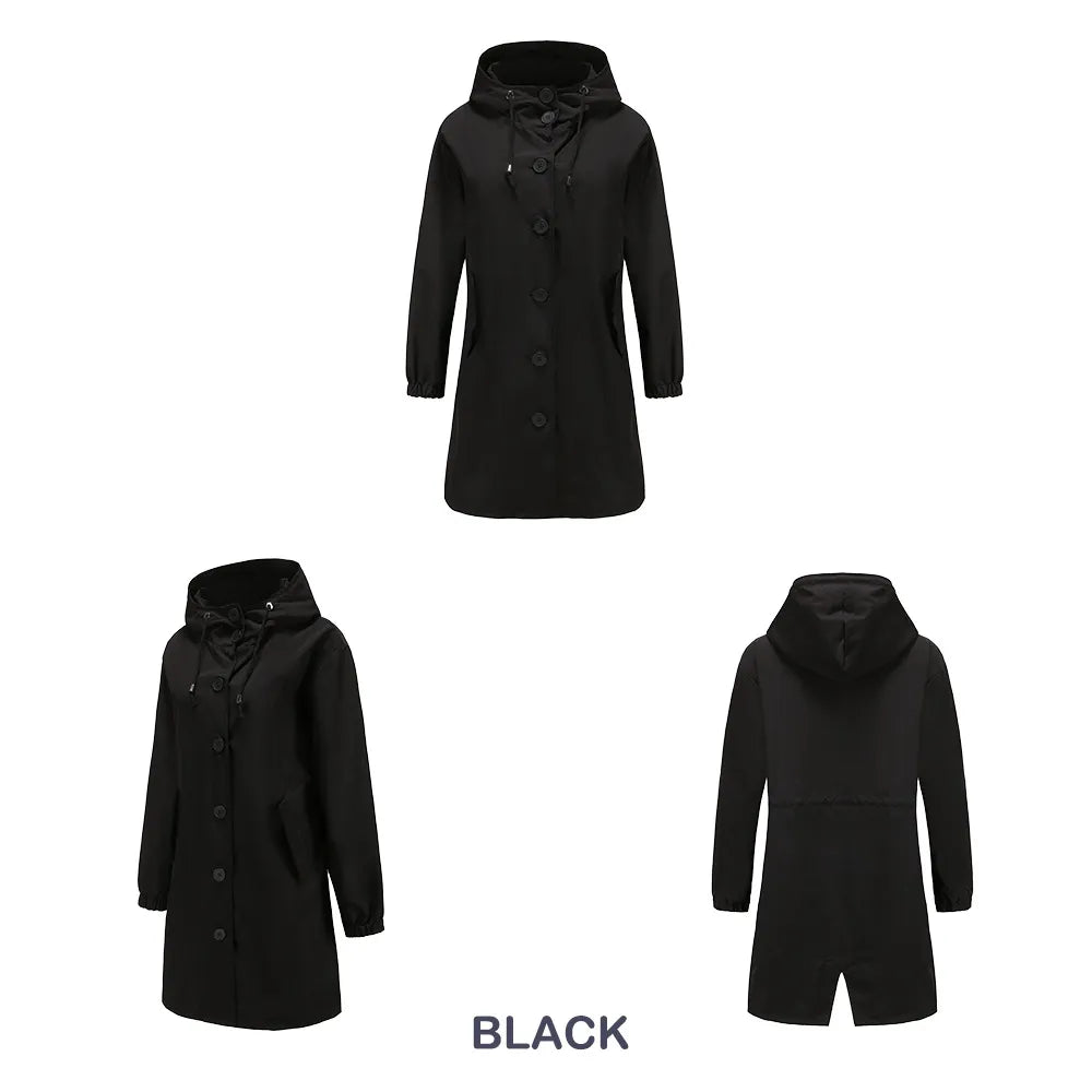 Waterproof Anorak Women's Casual Long Coat
