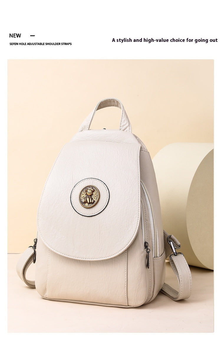 Simple Large Capacity Crossbody Chest Bag Leisure Travel Small Backpack