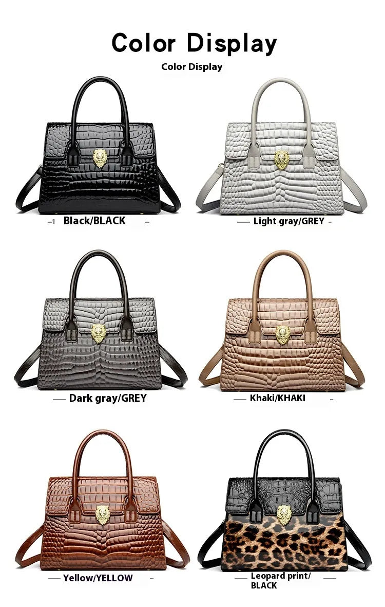 Large Capacity Lady Temperament Shoulder Messenger Bag