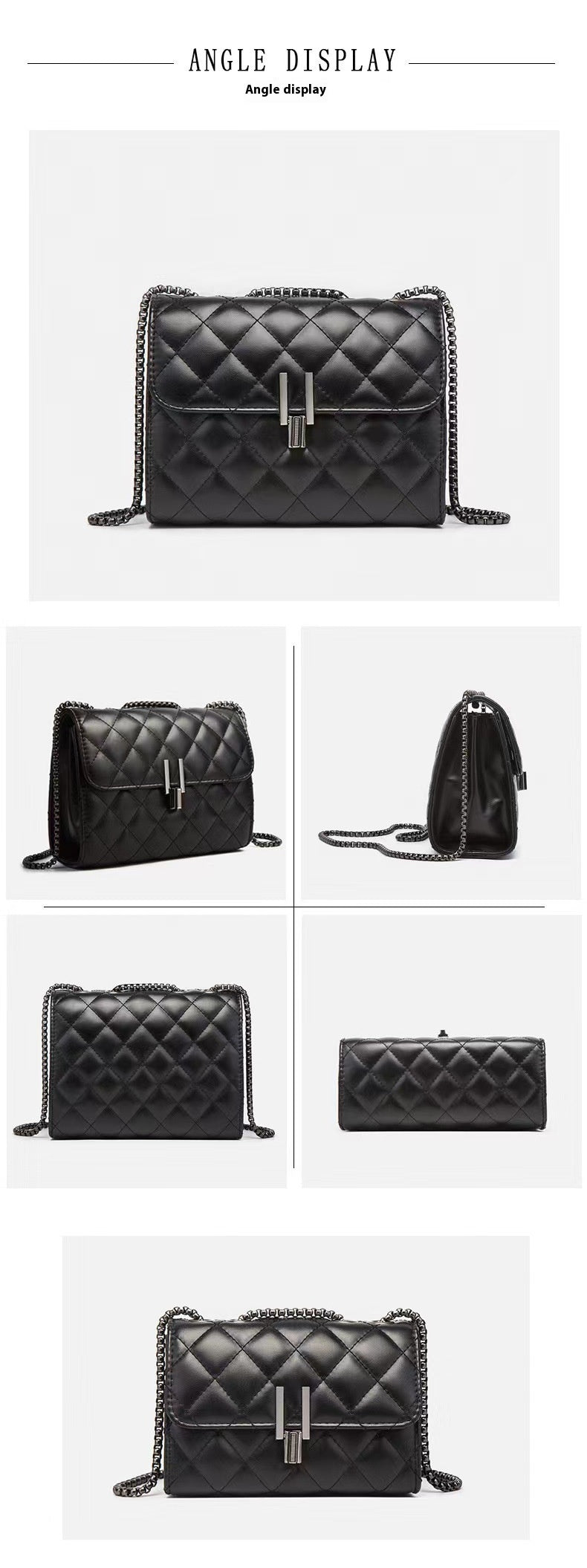Rhombus Chain Bag Fashion Shoulder Messenger