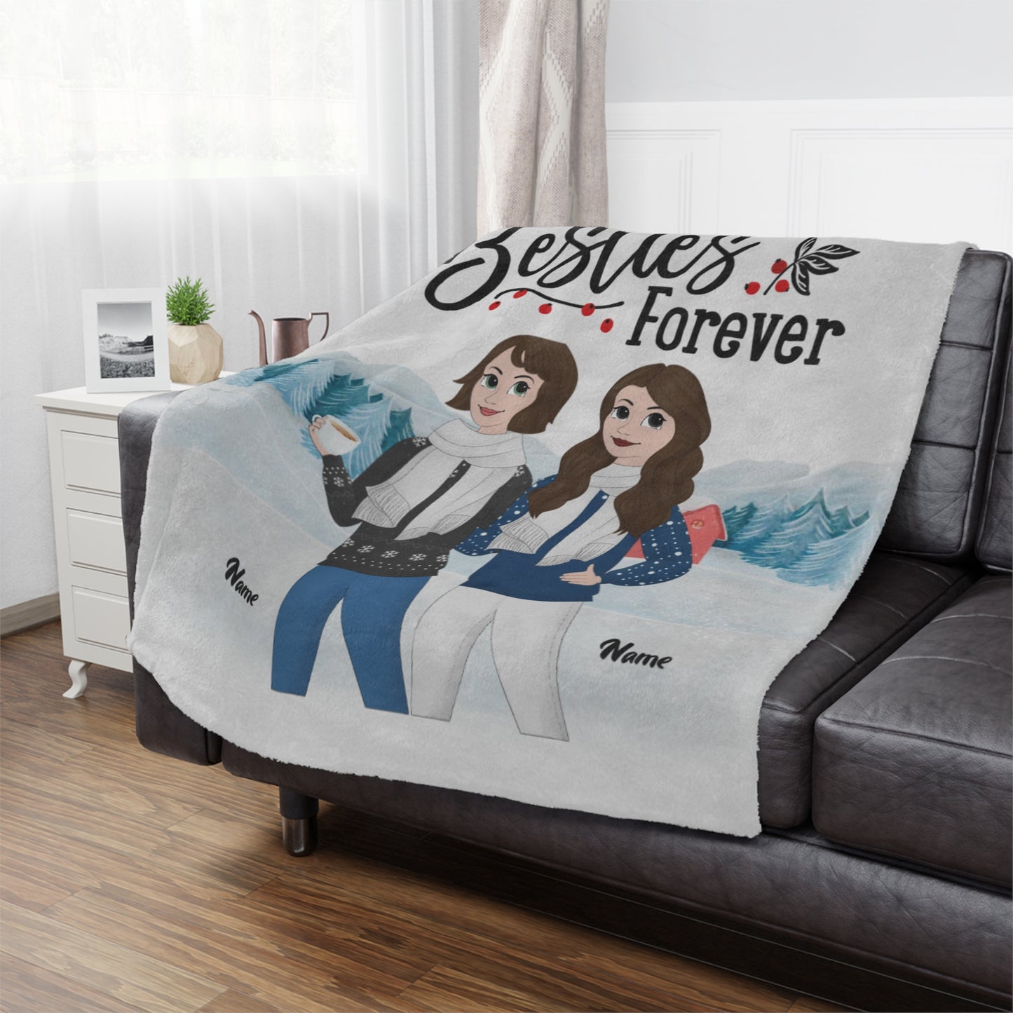 Microfiber Blanket - Personalized Gift For Besties