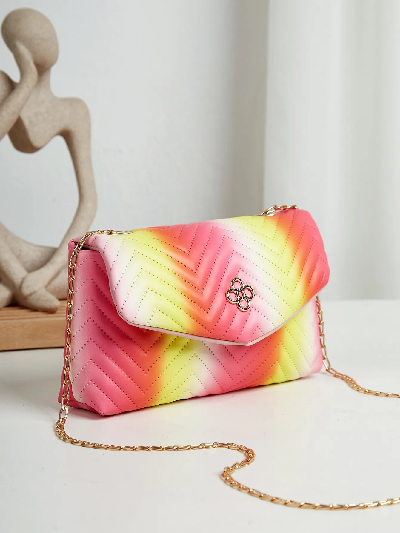 New Contrast Color Polyester Suitable For Portable Travel Lipstick Cosmetics Women's Bag