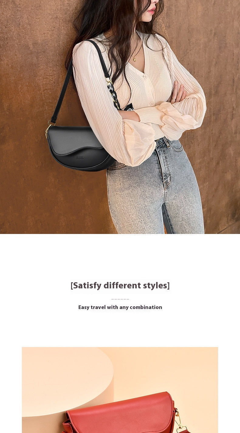 Special Interest Light Luxury Fall Winter Fashion Underarm Saddle Bag