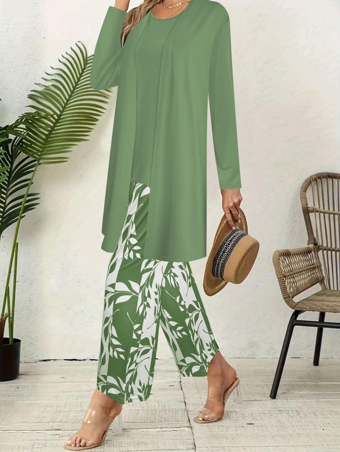 Casual Coat Vest Pants Three-piece Suit