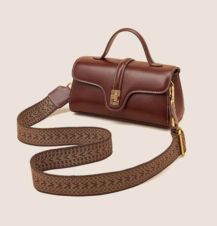 Niche Original High Sense Mild Luxury Retro Cambridge Portable Messenger Bag