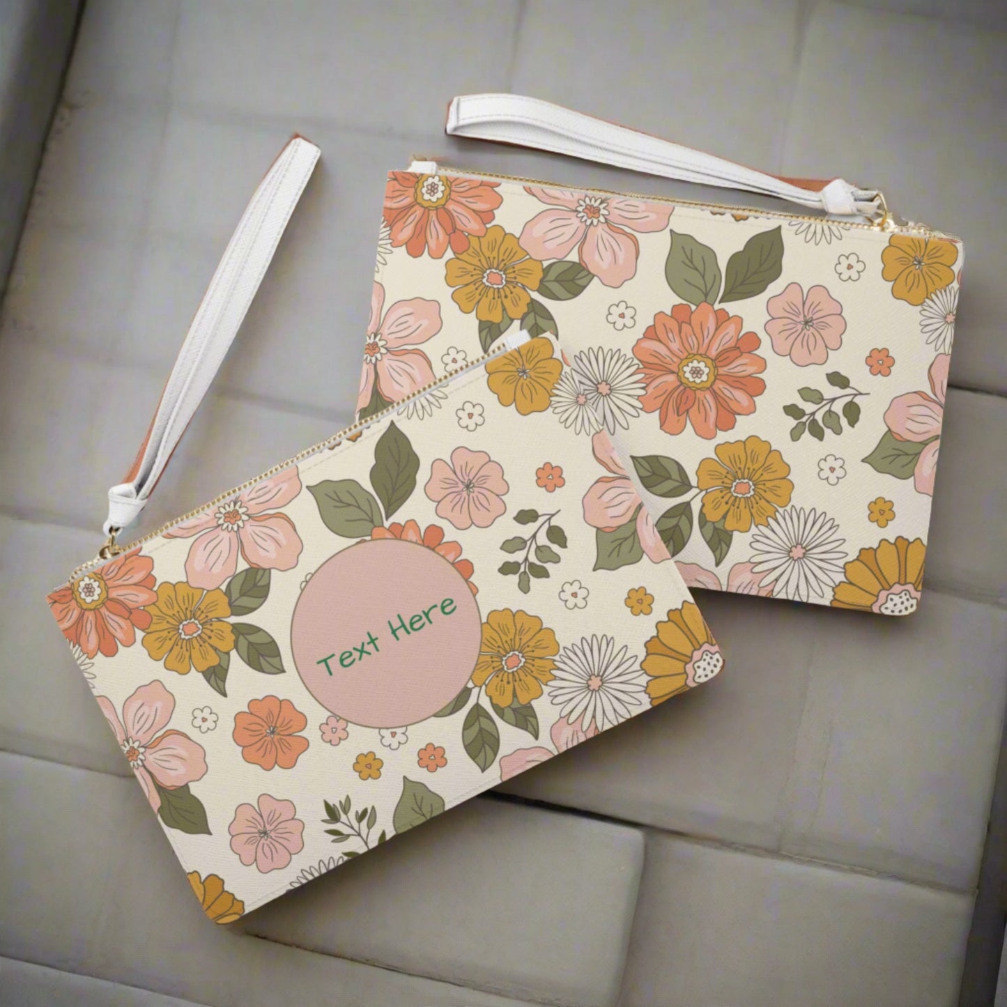 Clutch Bag - Personalize With Floral Designs