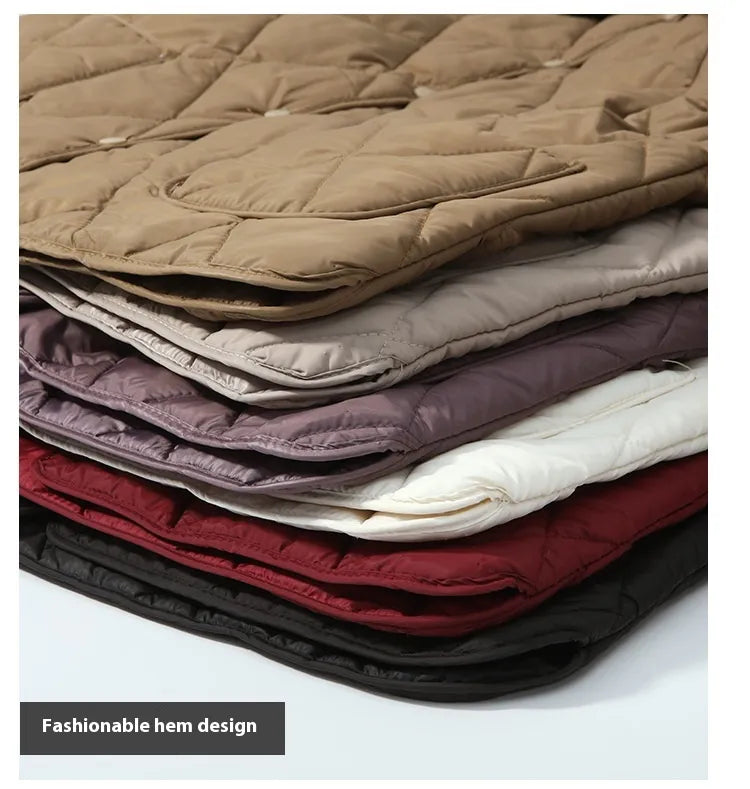 Women's Loose-fitting Lightweight Thin Coat Cotton-padded Jacket