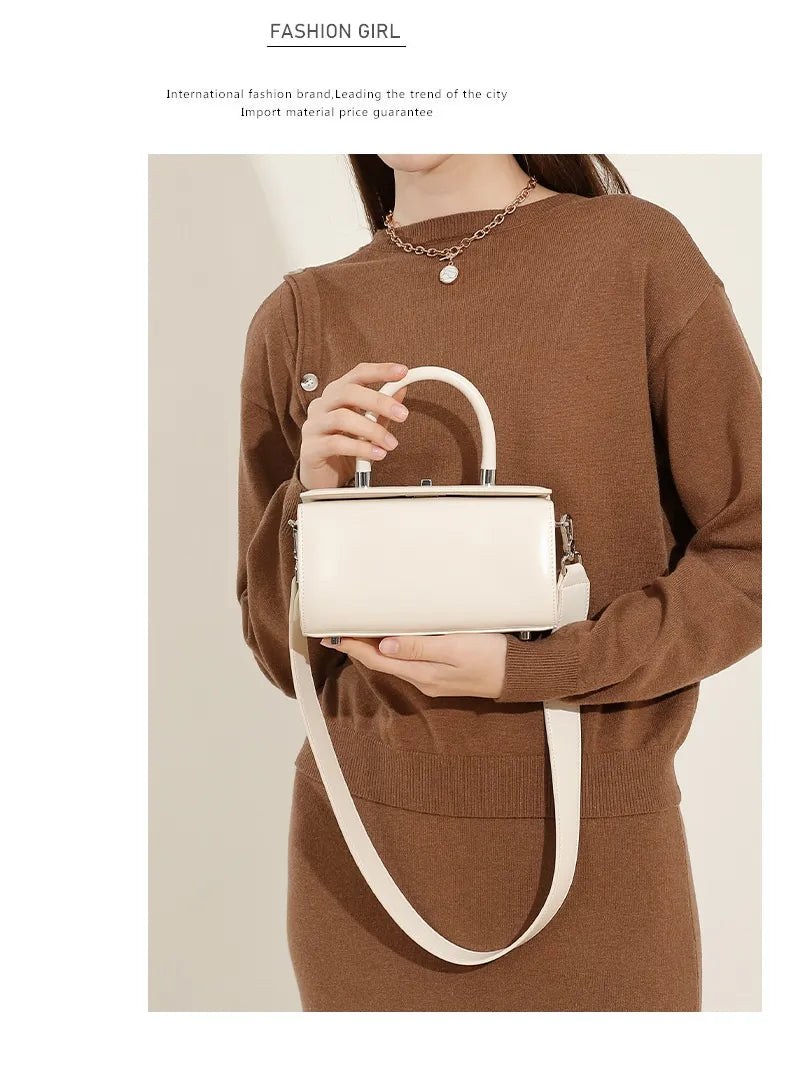 New Leather One-shoulder Crossbody Women's Bag