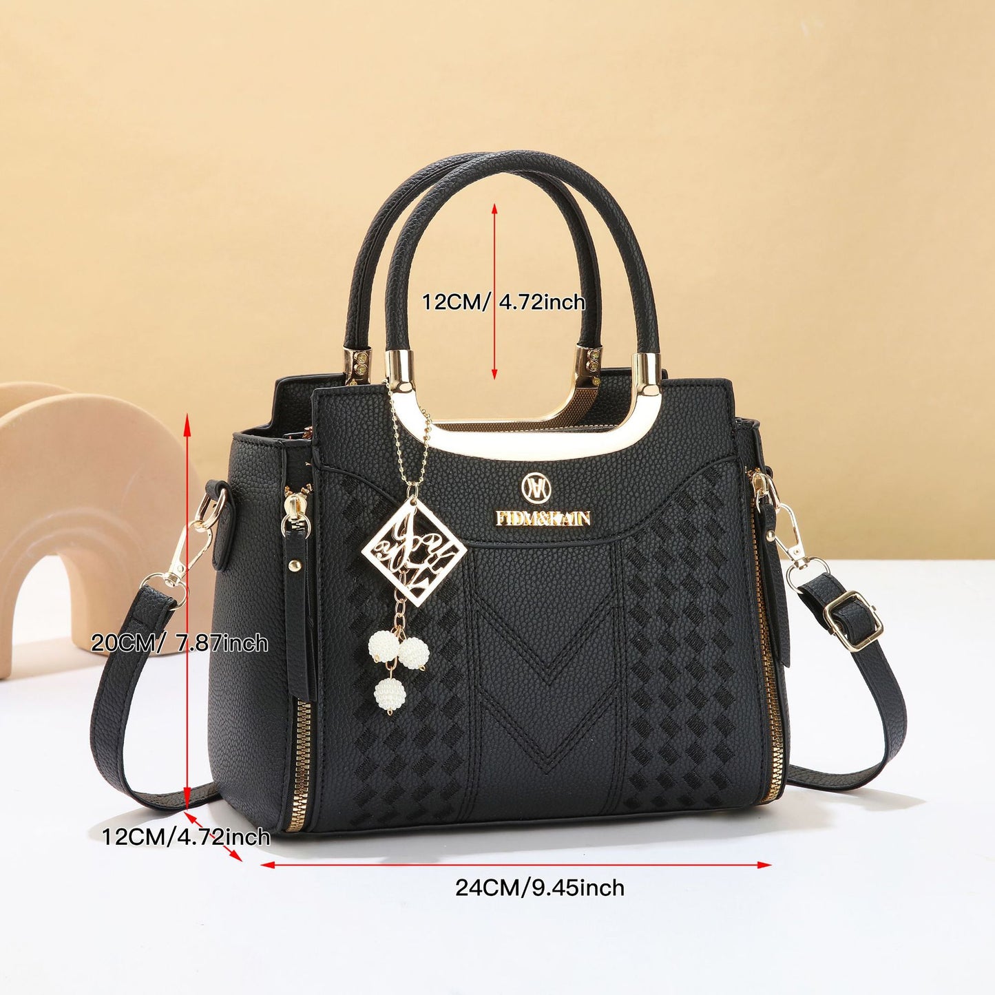Autumn Winter Embroidered Thread Womens  Simple Bag