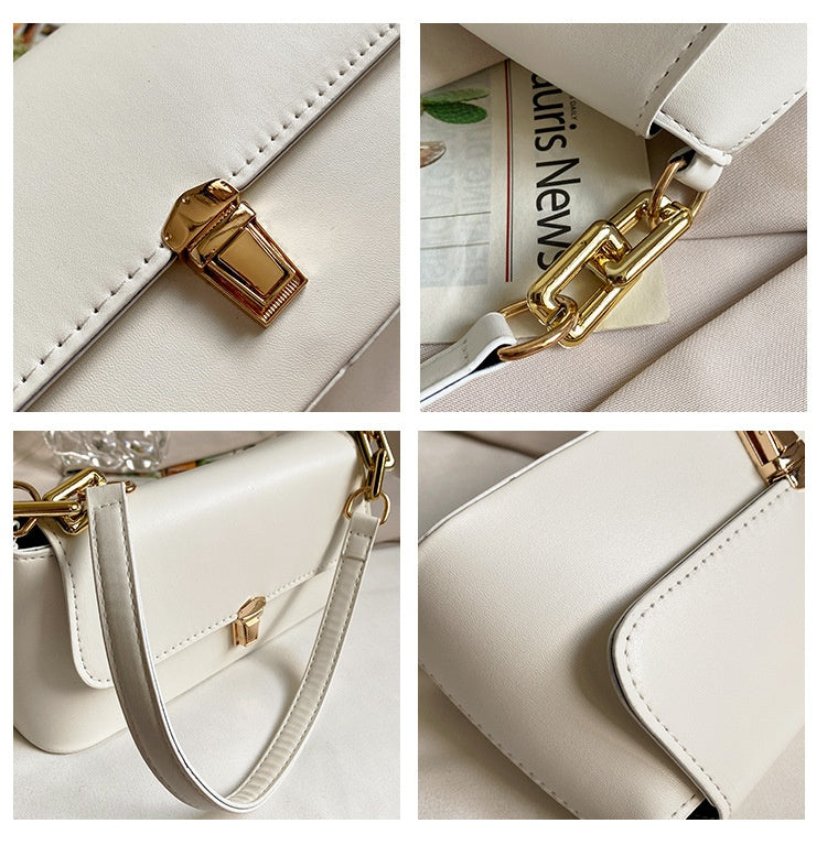 French Casual Bag Western Style Underarm Bag Shoulder Chain