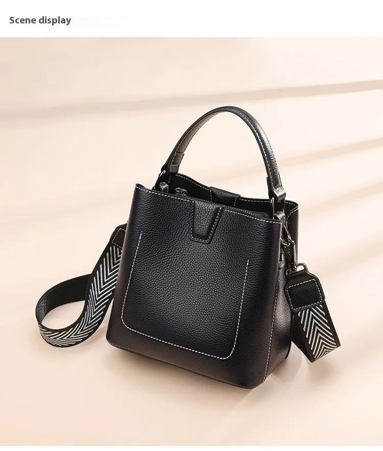 Fashionable Stylish Bucket Bag Shoulder Crossbody Bag Women's Bag Broadband