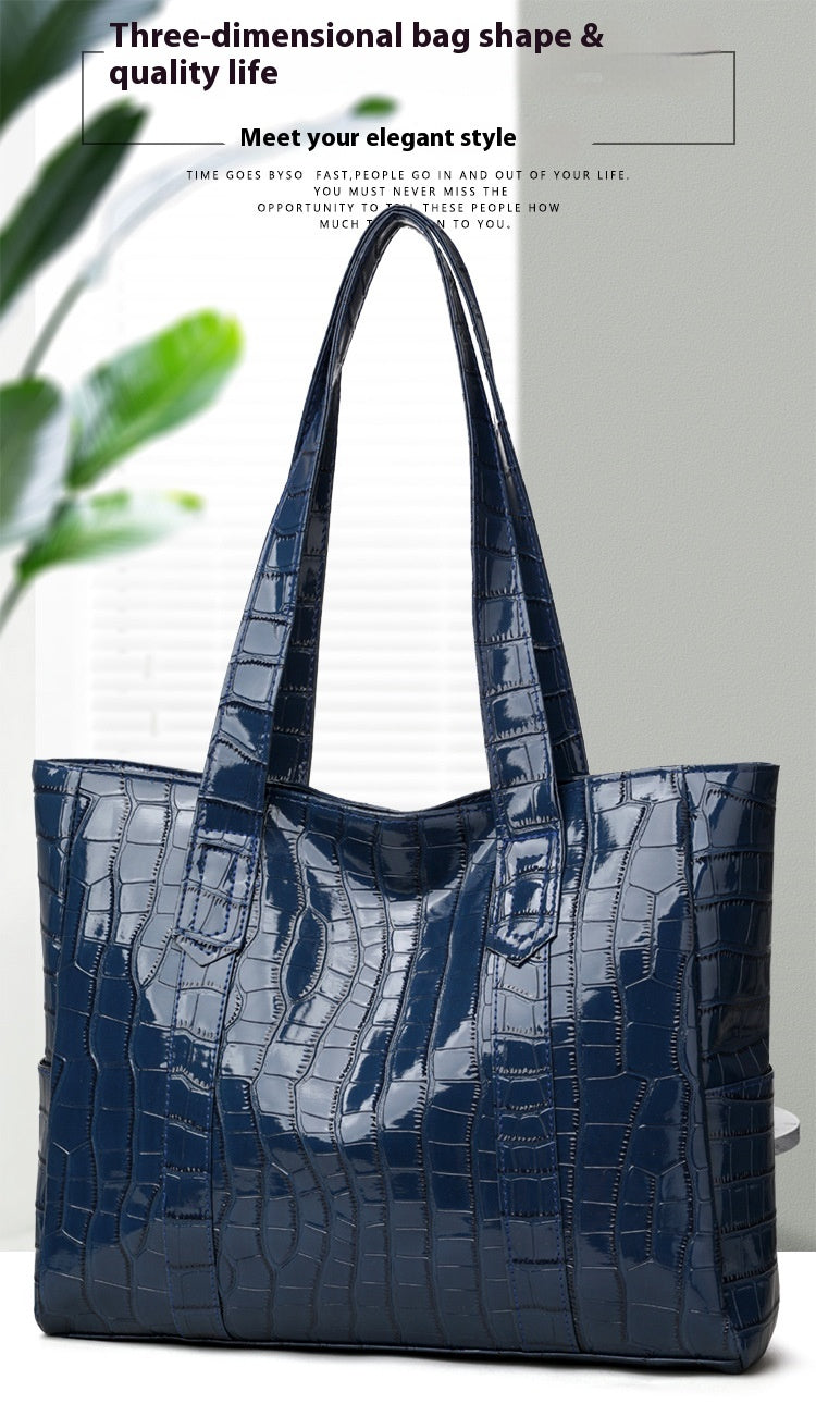 Korean Style Stylish Simple And Versatile European And American Commuters' Tote Bag