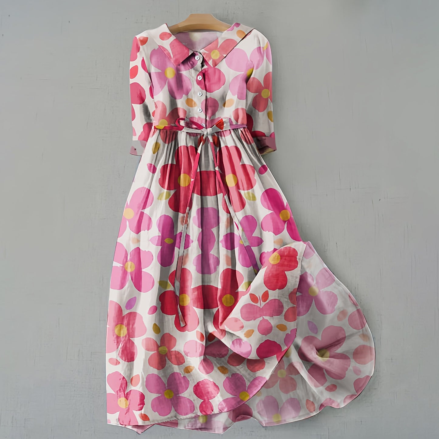 Shirt Dress Bohemian Vacation Style