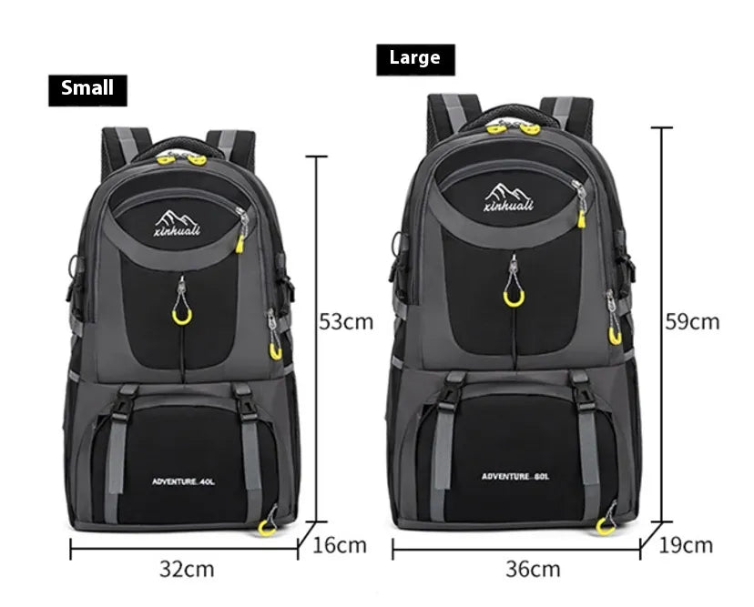 Outdoor Mountaineering Bag Hiking Men And Women 60L Large Capacity Sports Bag