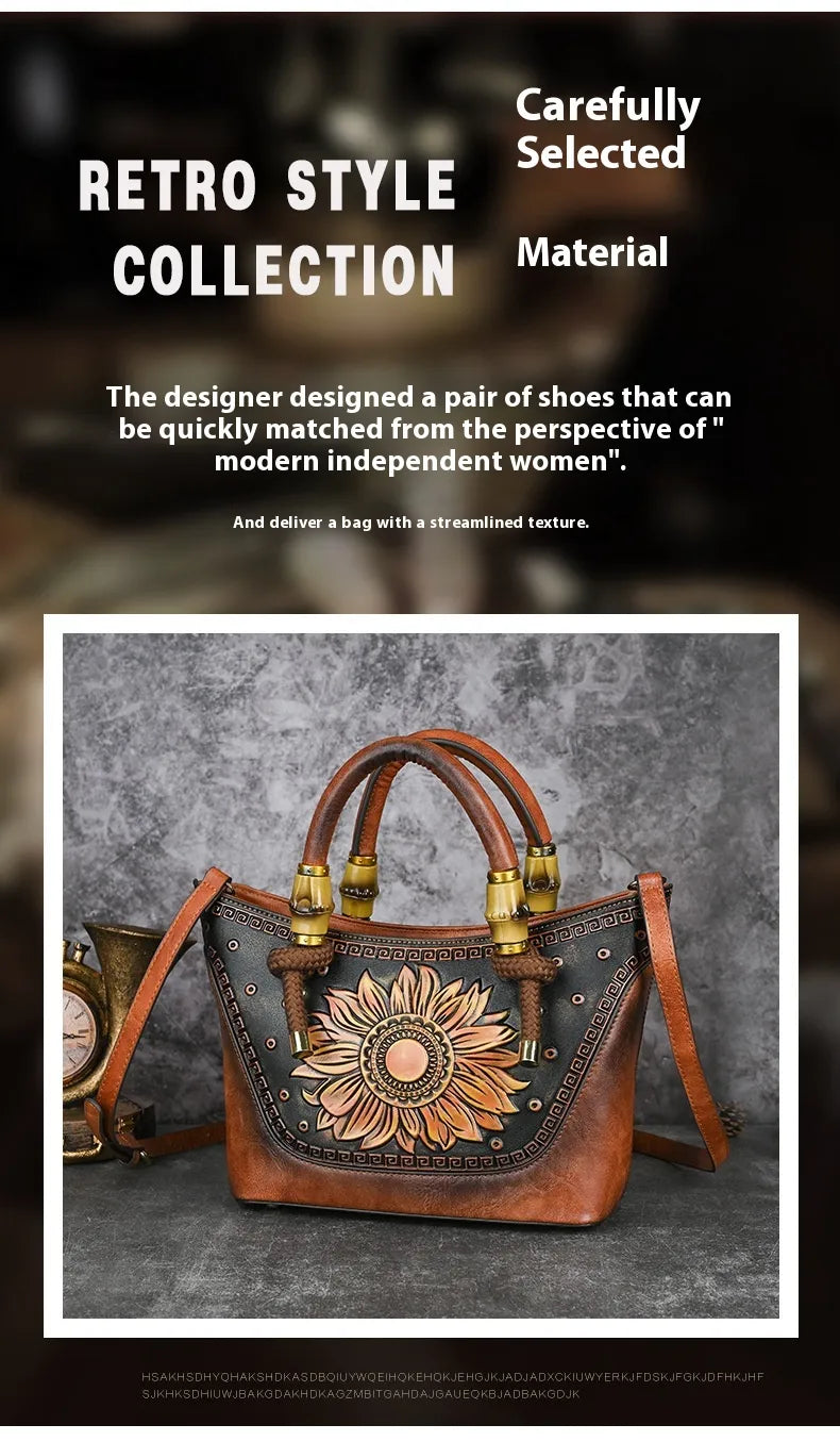 High-grade Elegant Middle-aged One-shoulder Versatile Crossbody Bag