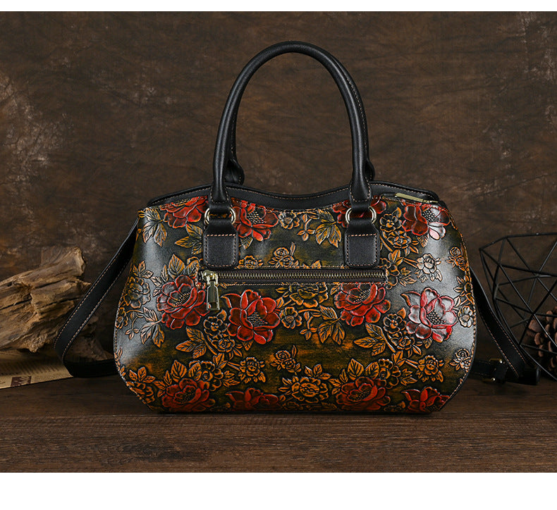 Retro Large-Capacity Handheld Shoulder Bag
