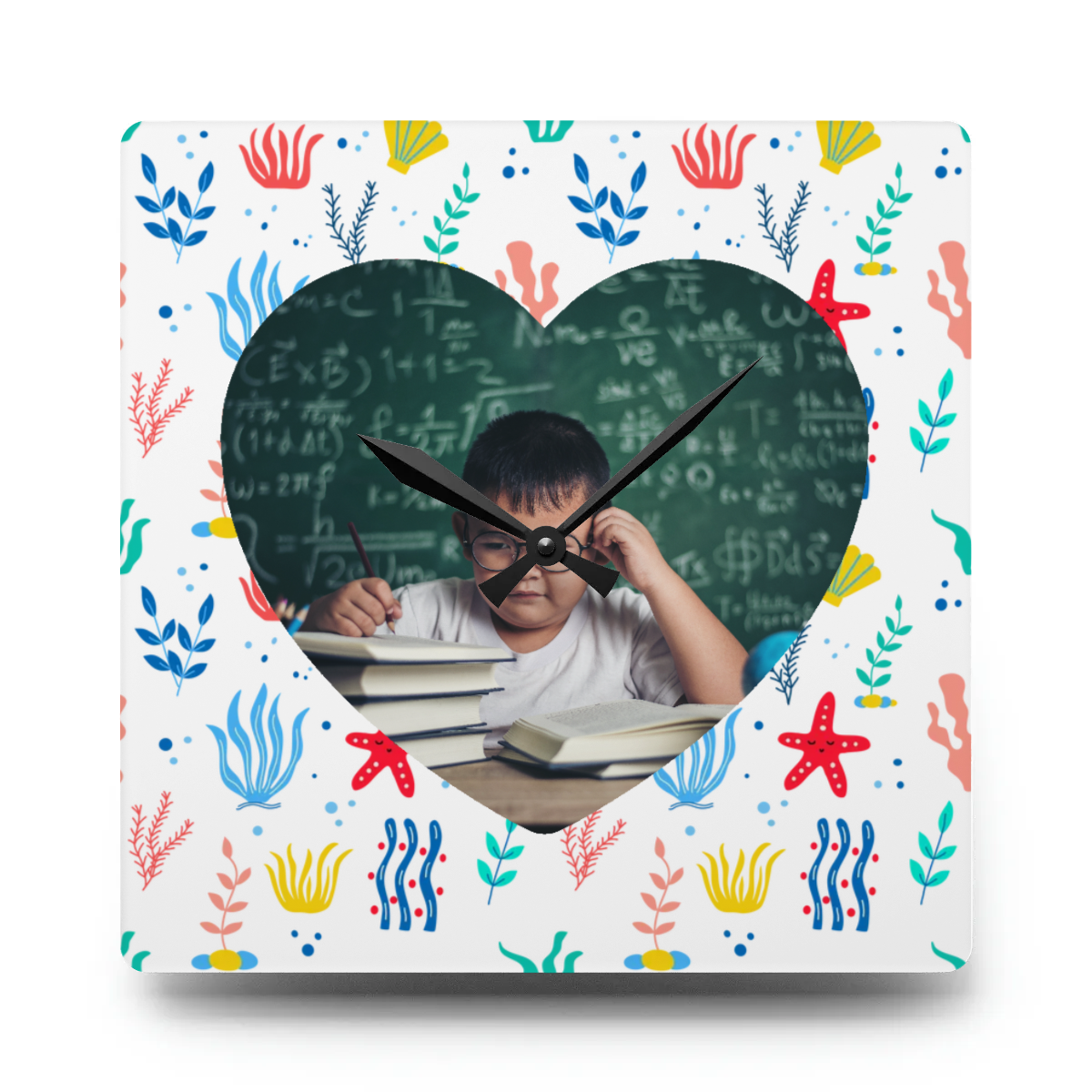 Acrylic Wall Clock - Personalized Kid's Gift with Photo