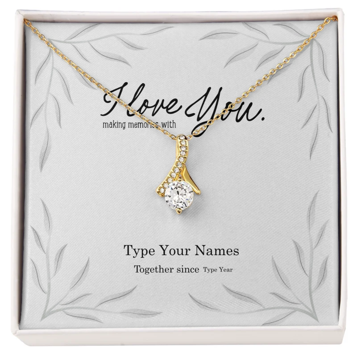 Alluring Beauty Necklace - Personalized Gift For Loved One