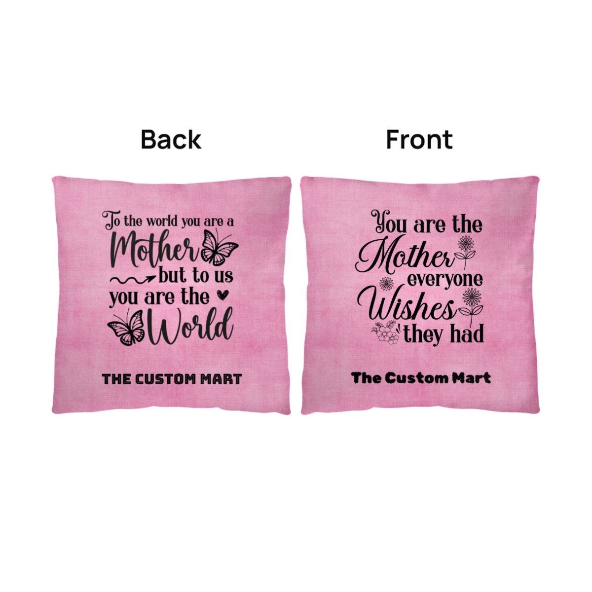 Classic Pillow - Personalized With Favorite MOM Messages