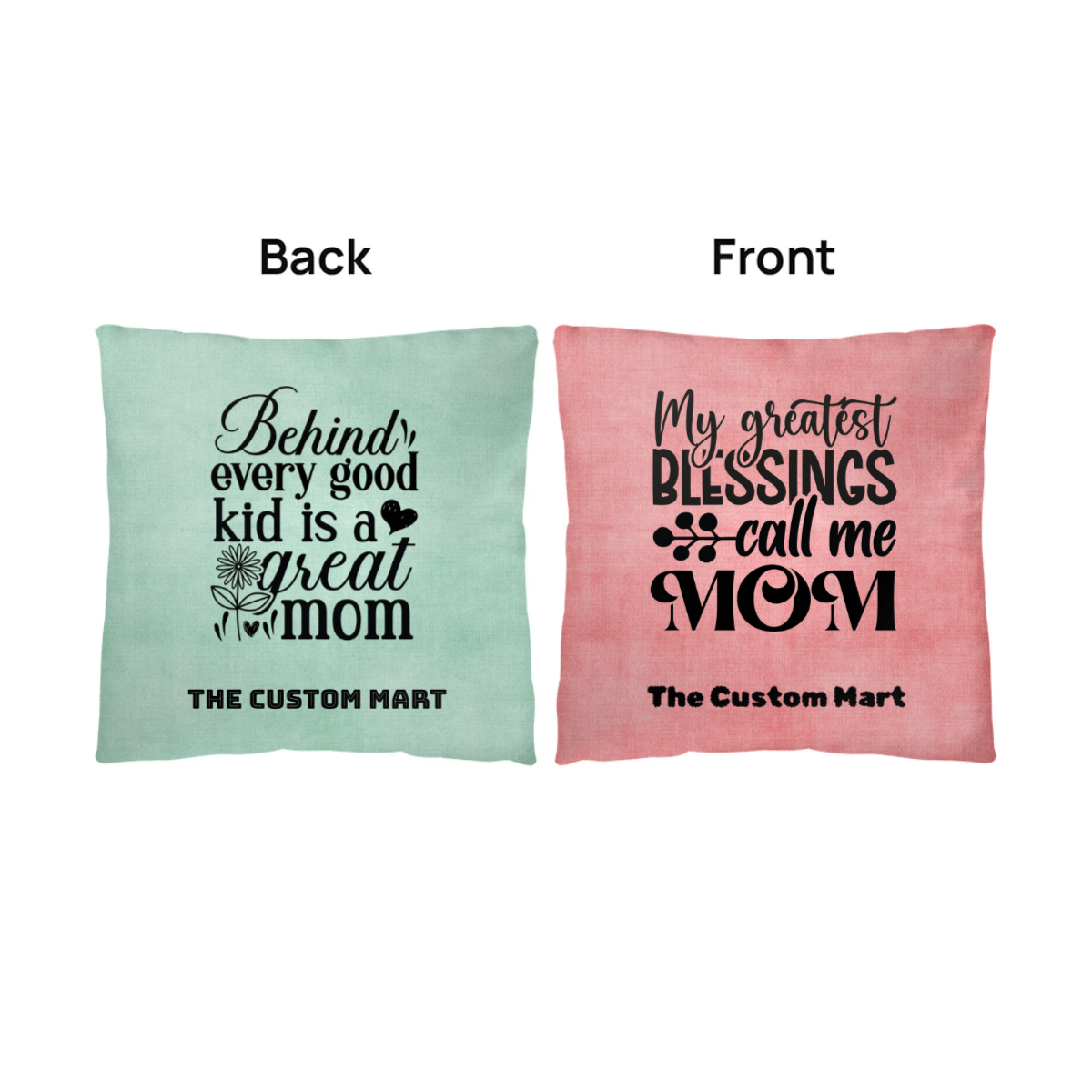 Classic Pillow - Personalized With Favorite MOM Messages