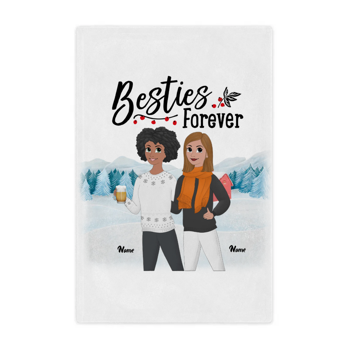 Microfiber Blanket - Personalized Gift For Besties