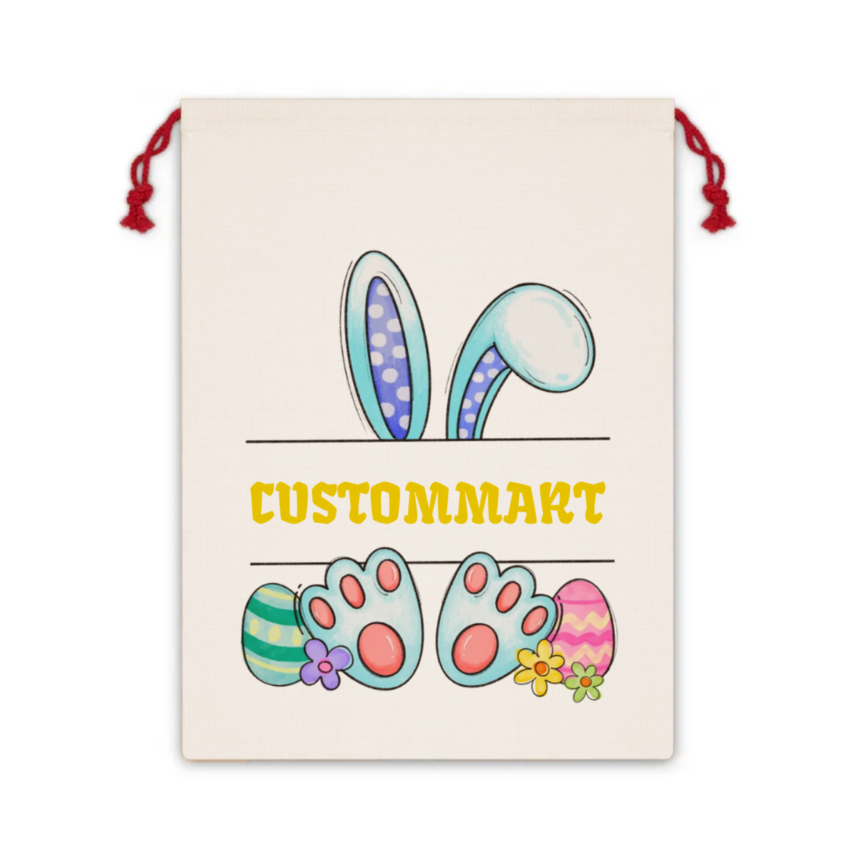 Gift Bag - Personalize With Easter Rabbit