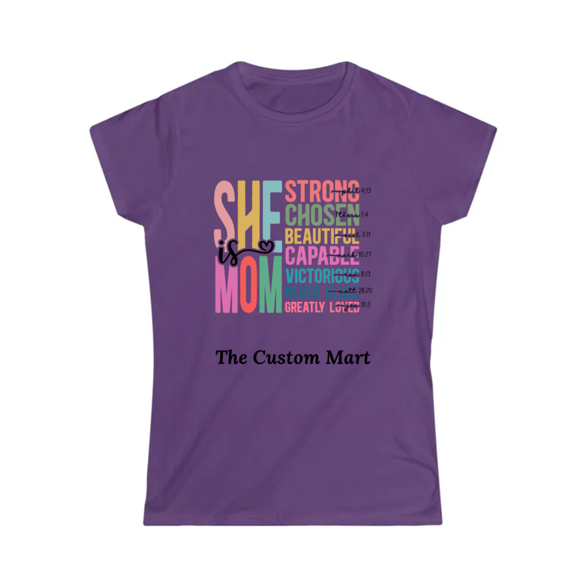 Women's Softstyle Tee - Personalize With Mother's Day Messages