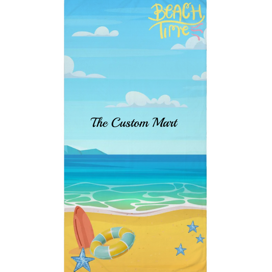 Bath Towel - Personalize With Beach Themes