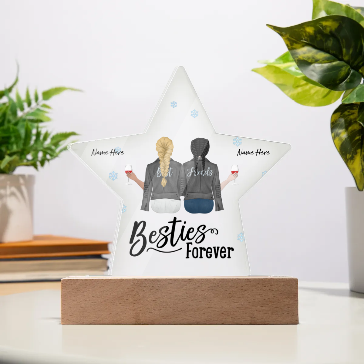 Acrylic Star Plaque - Personalized Gift For Friends