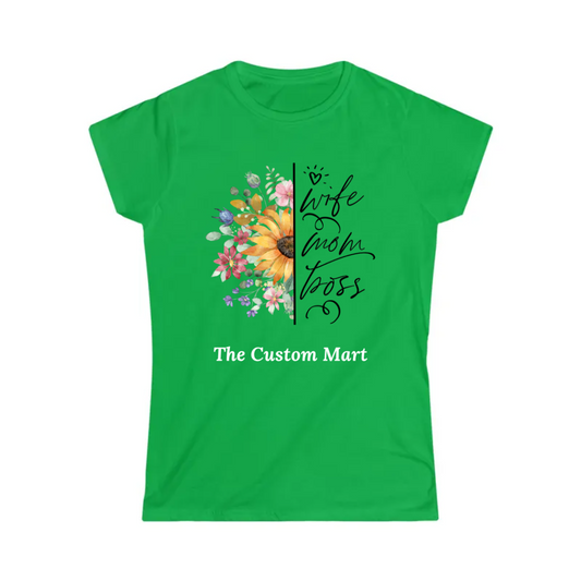 Women's Softstyle Tee - Personalize With Mother's Day Messages