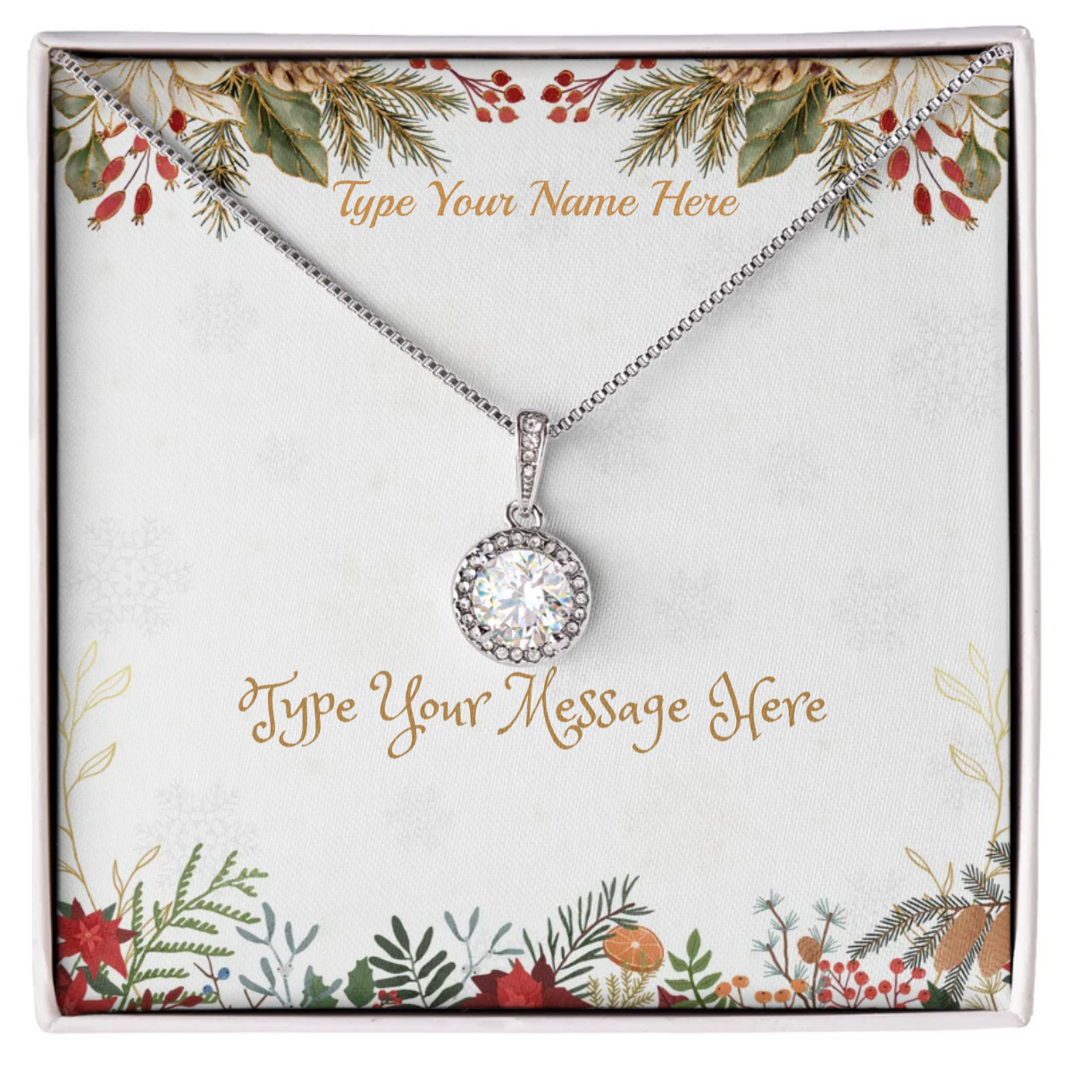 Eternal Hope Necklace - Personalize With Christmas Themes