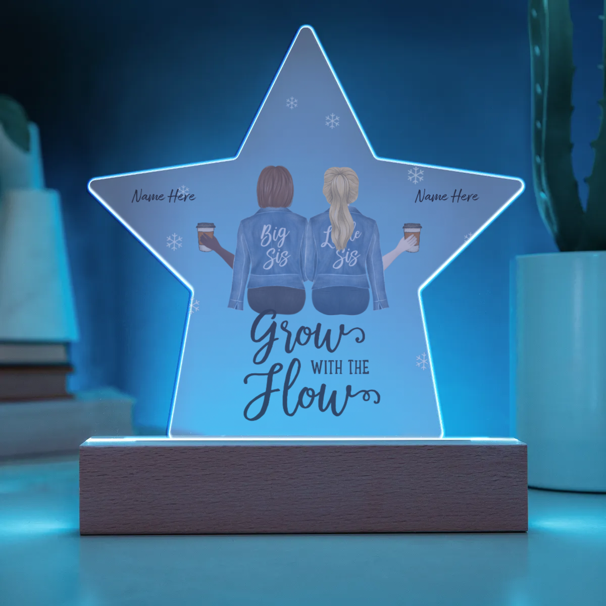 Acrylic Star Plaque - Personalized Gift For Friends