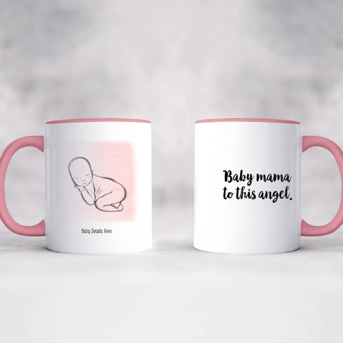 Accent Coffee Mug, 11oz - Personalized Gift for New Mom