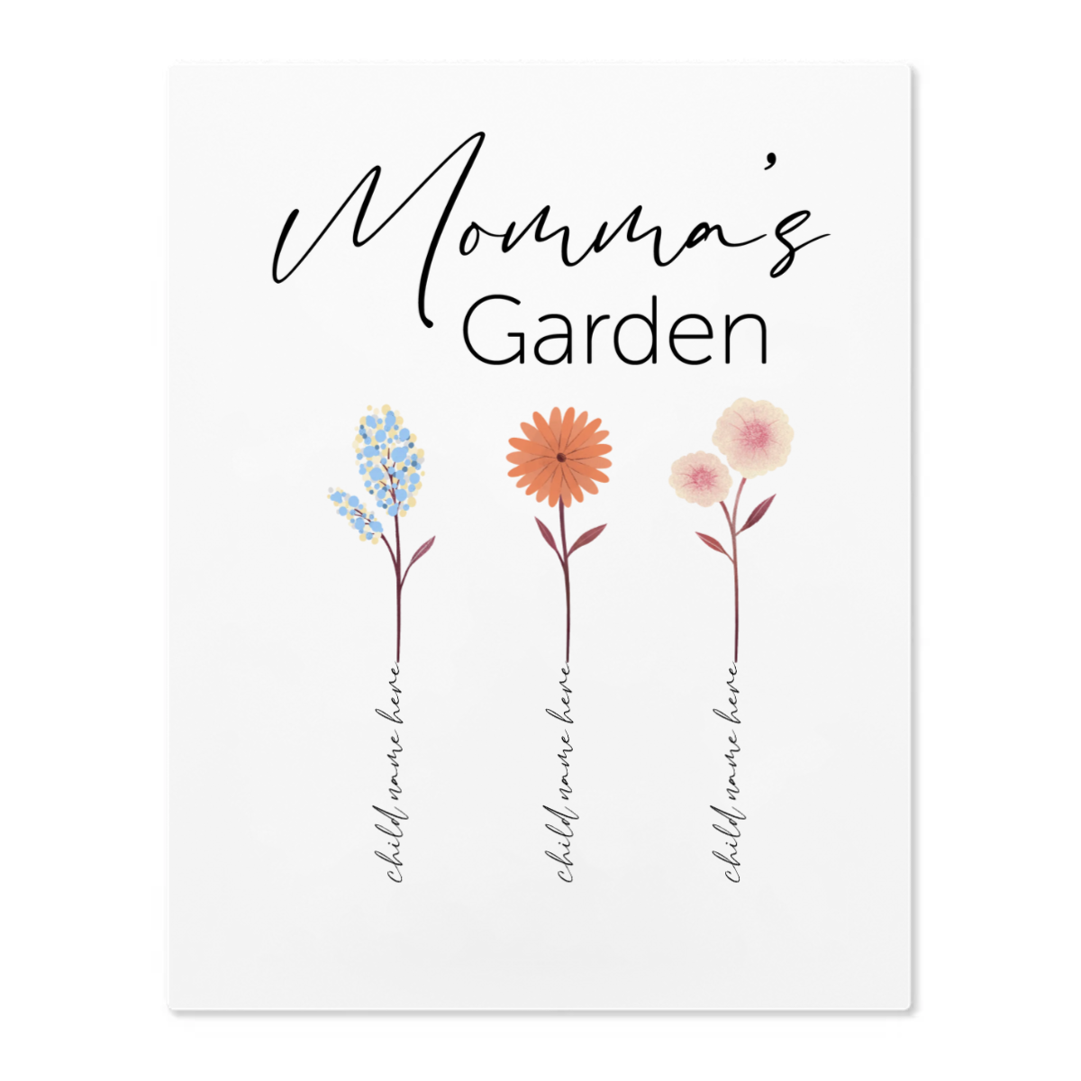 Acrylic Prints - Personalize Gift For MOM With Kids Names