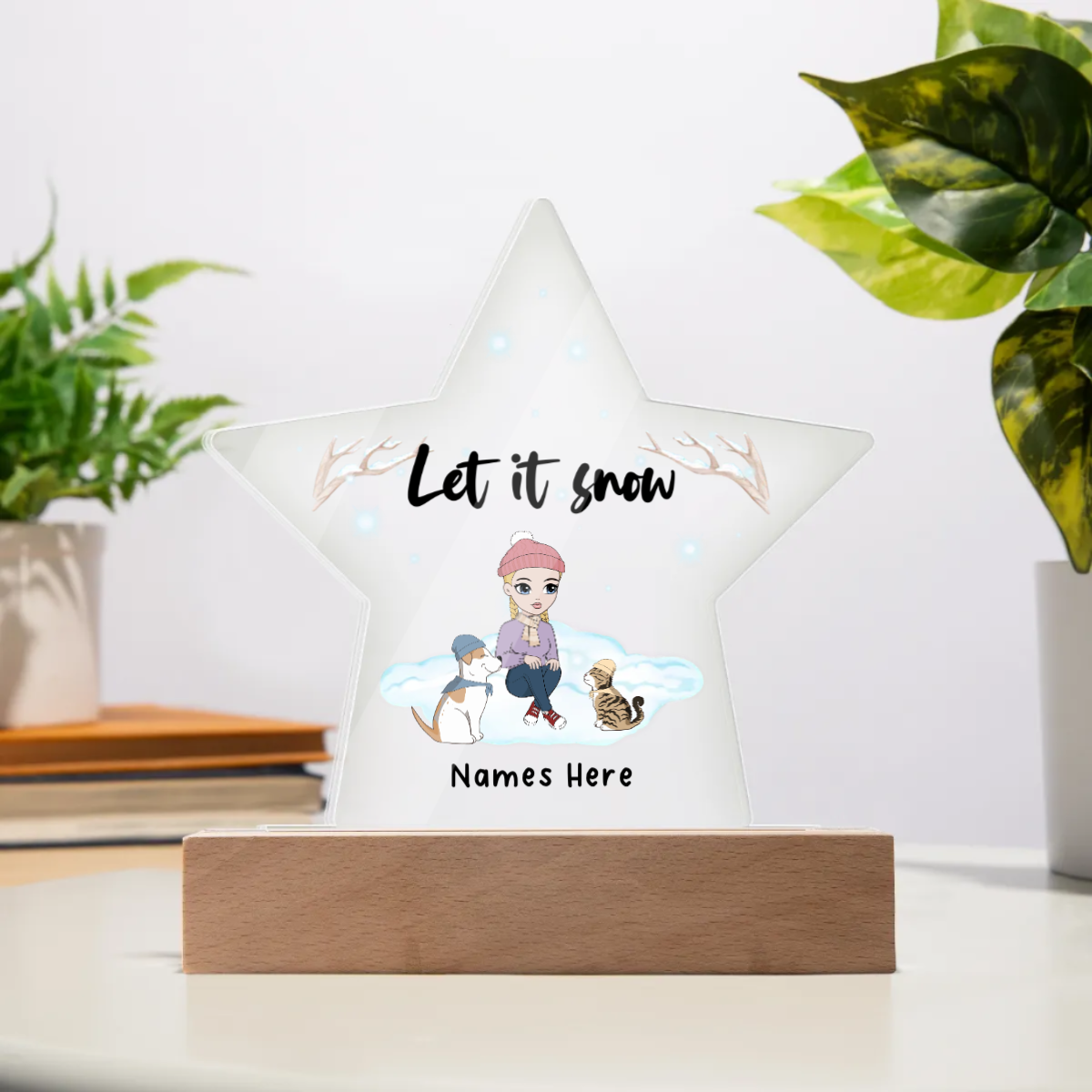 Acrylic Star Plaque - Personalized Gift For Pet Lover