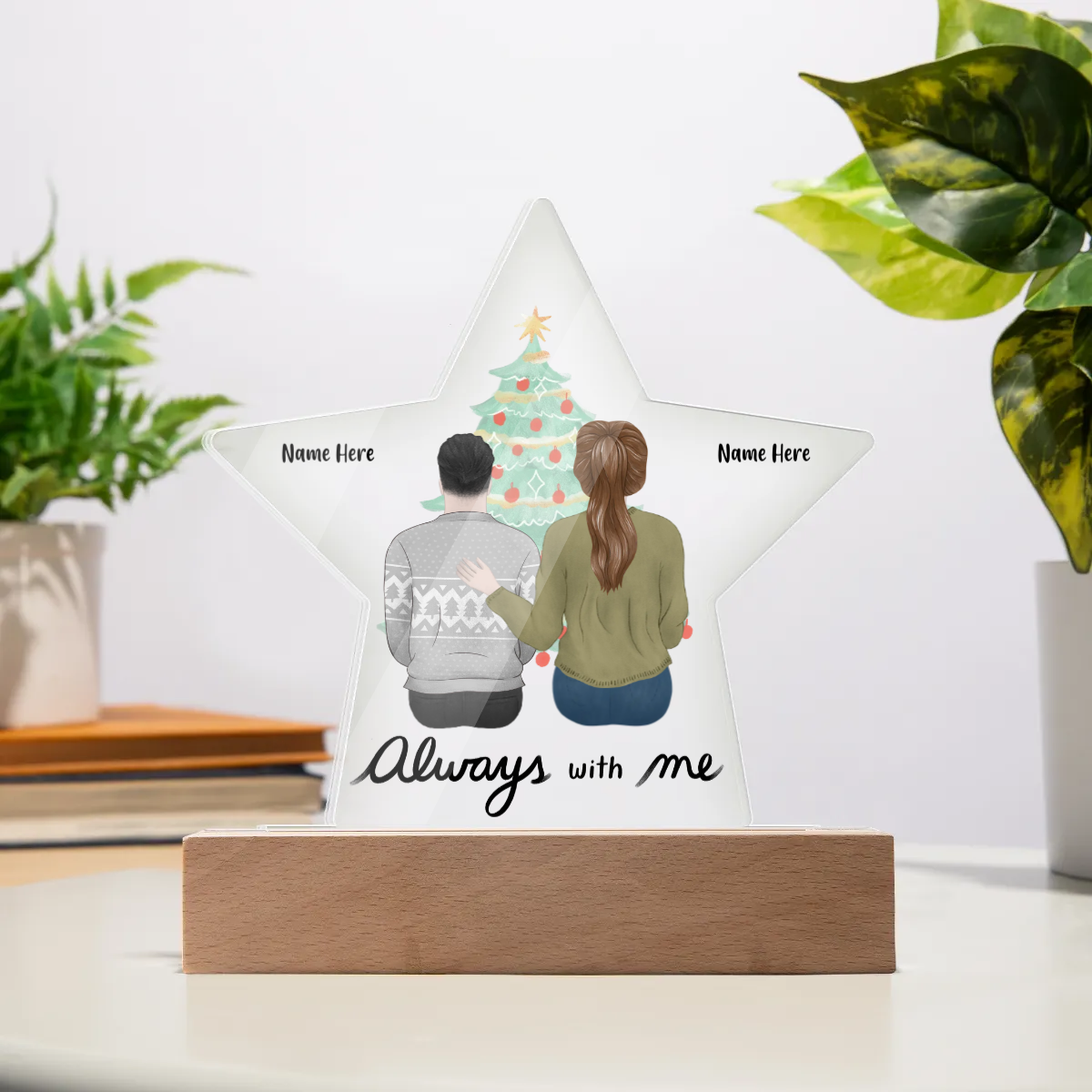 Acrylic Star Plaque - Personalized Gift For Family