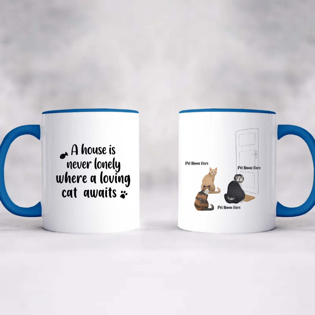 Accent Coffee Mug, 11oz - Personalized Gift For Cat Lover